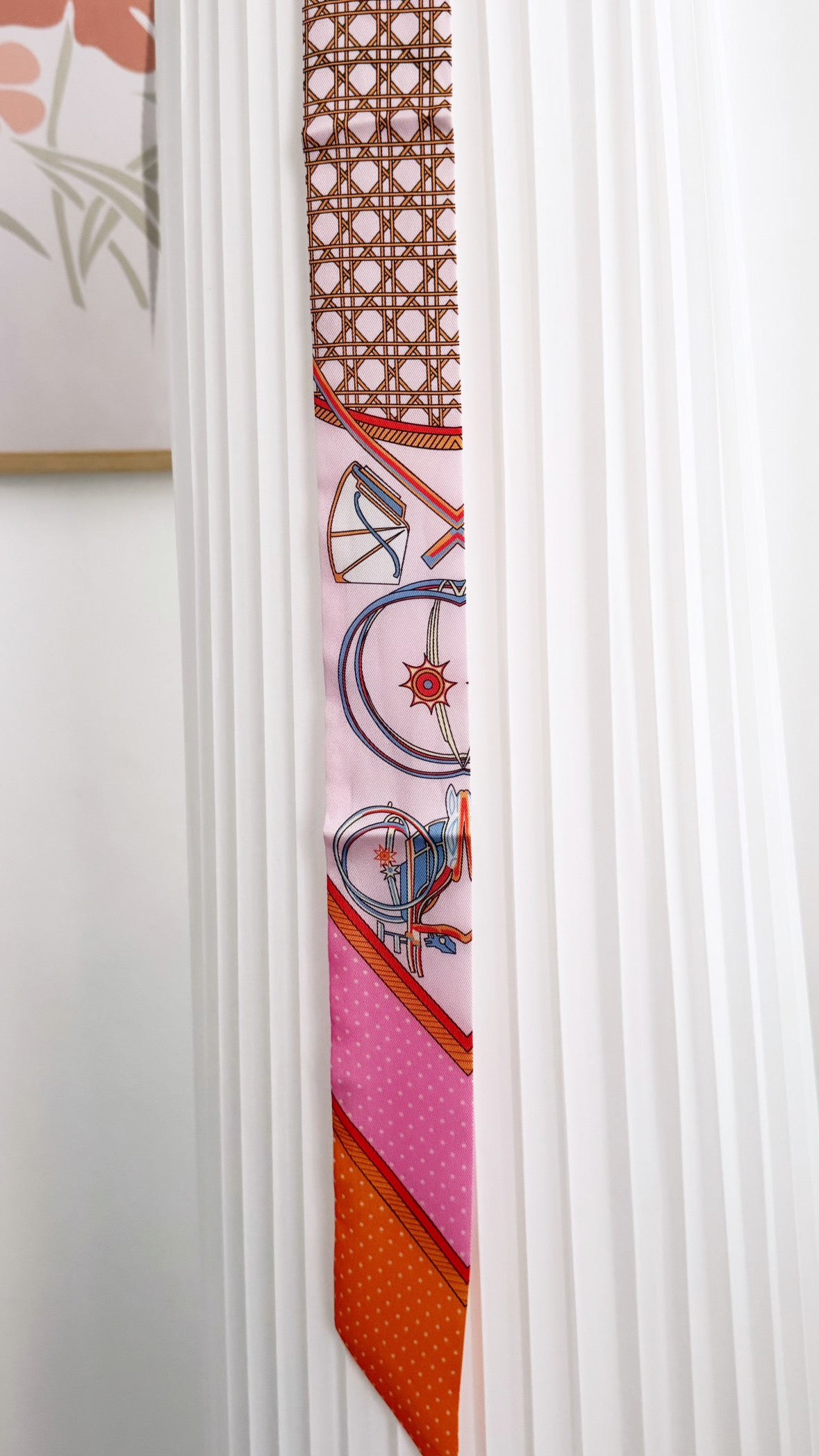 Foulard bande multi-usage rose