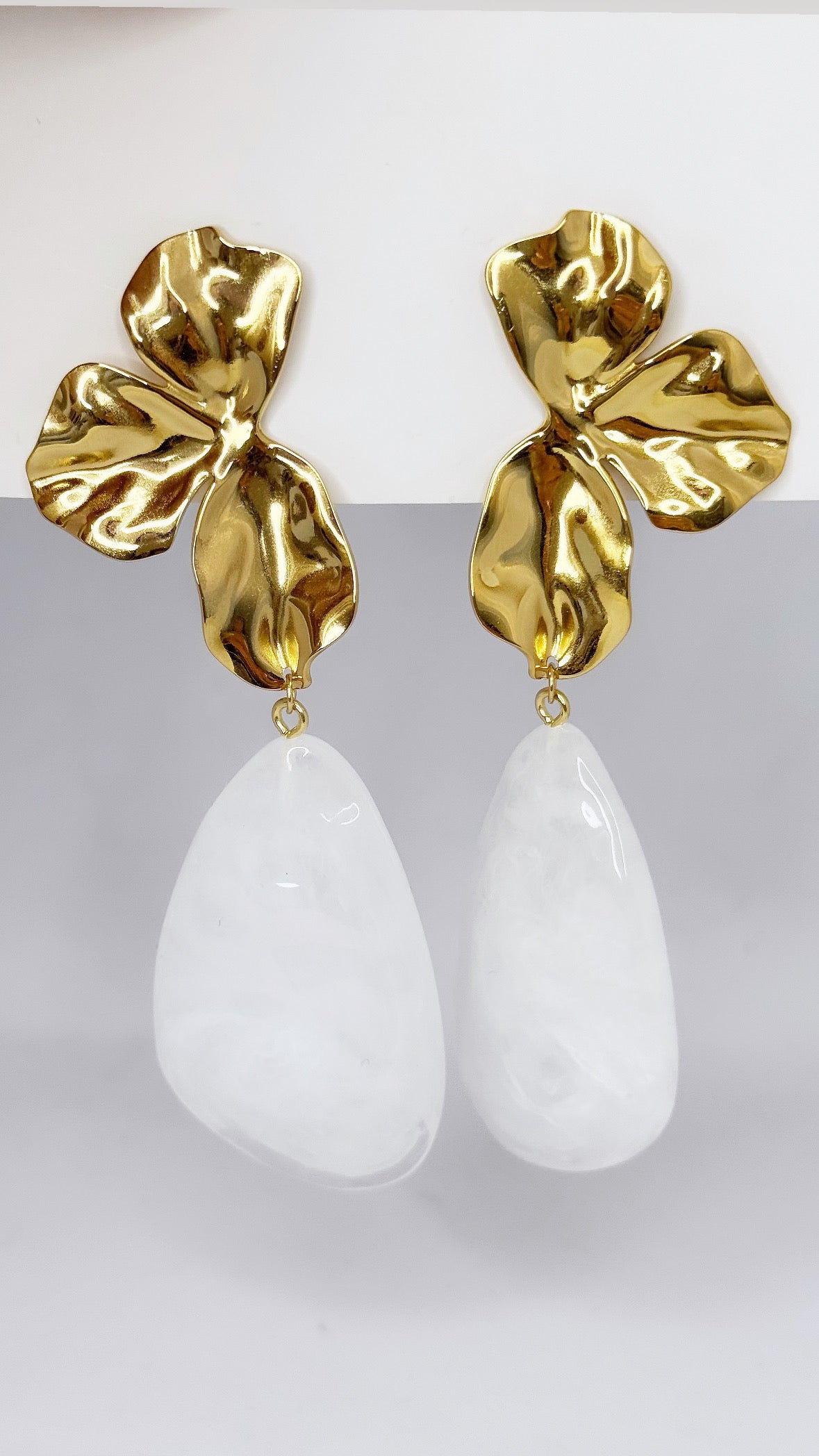 Boucles Gaby blanc