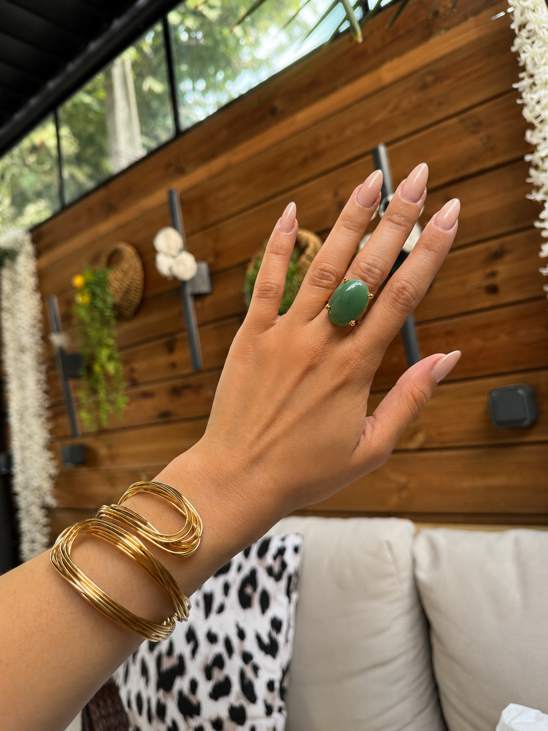 Bague Pamela verte