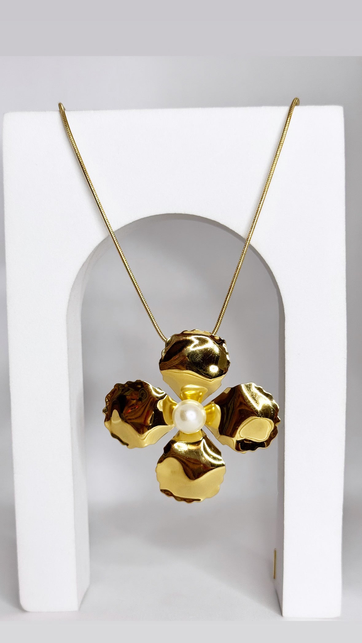 Collier Perles de fleur