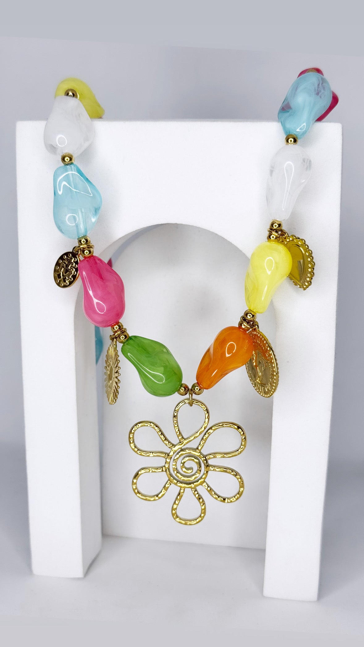 Collier Ibiza multicolore