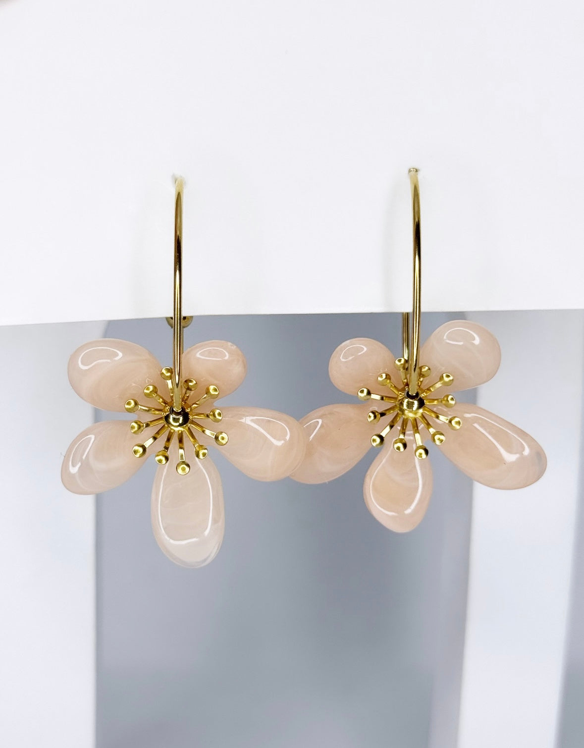 Boucles d’oreilles Lys