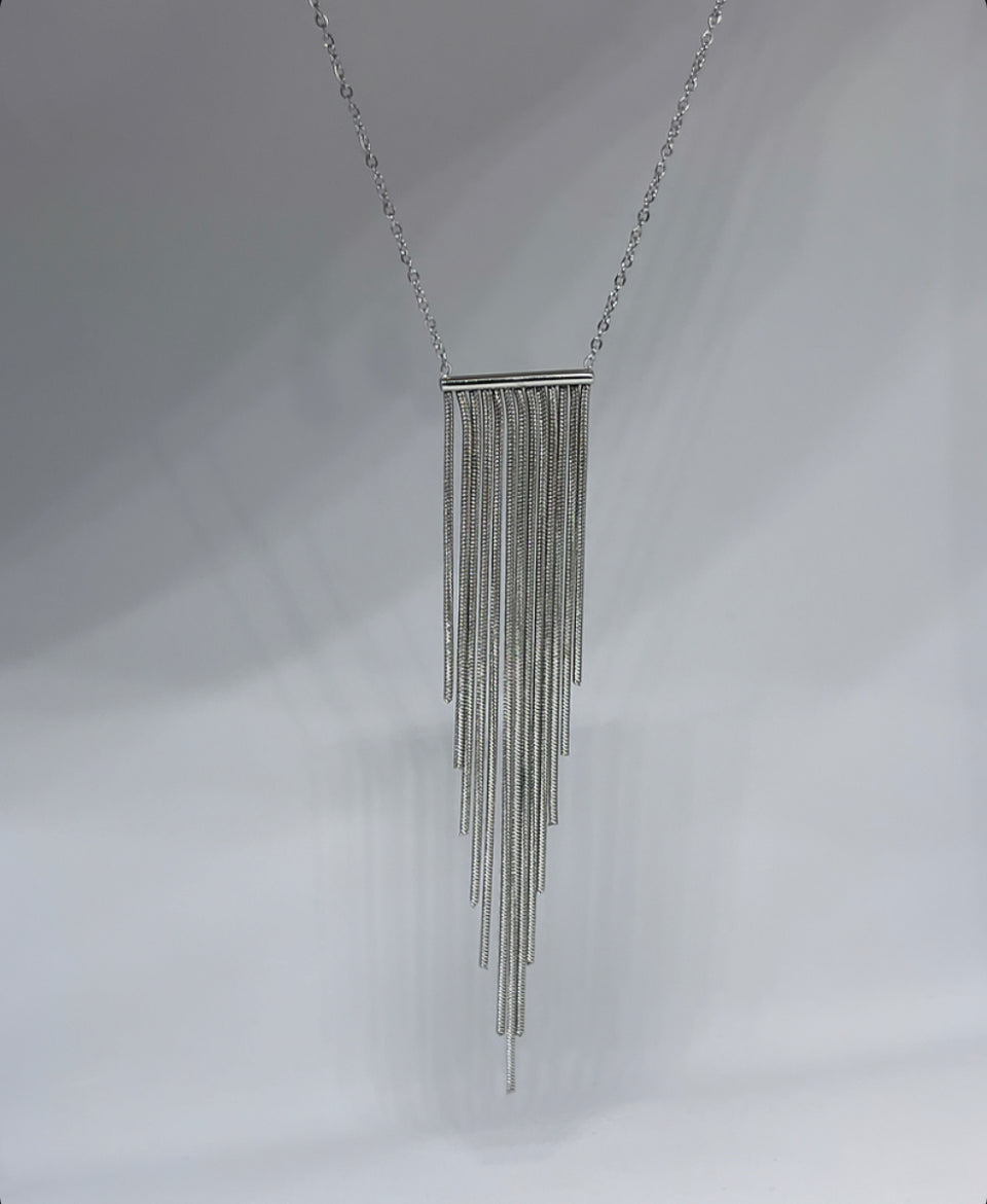 Collier Frange Silver