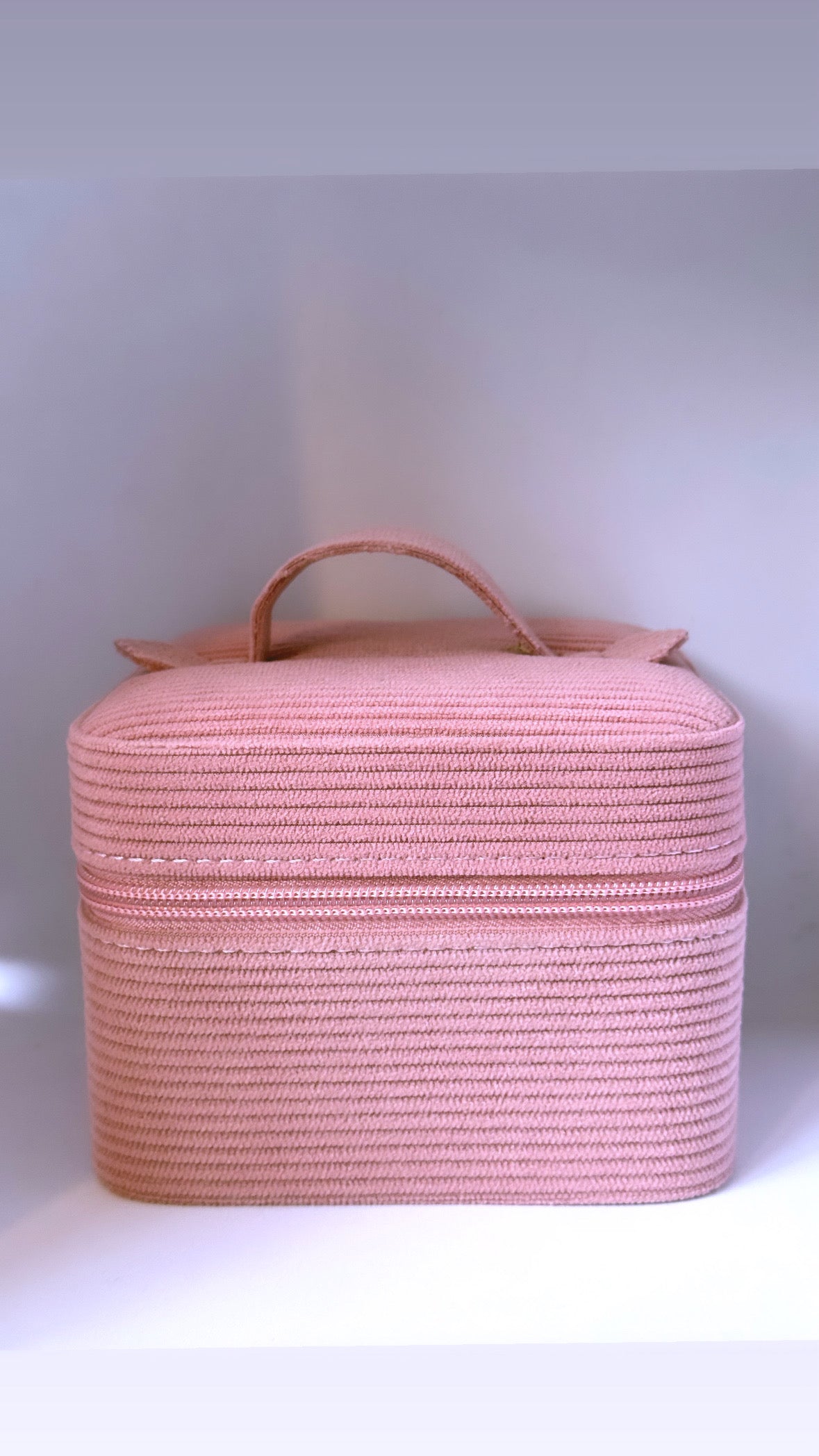 Boîte à bijoux velour rose