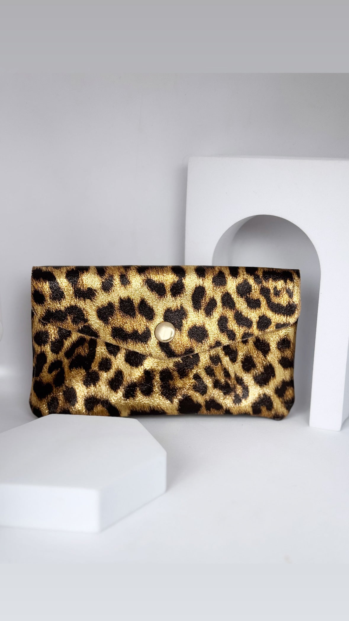 Porte feuille en Cuir imprimé