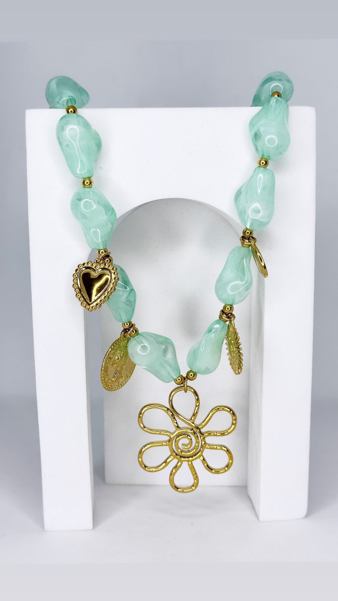 Collier Ibiza bleu