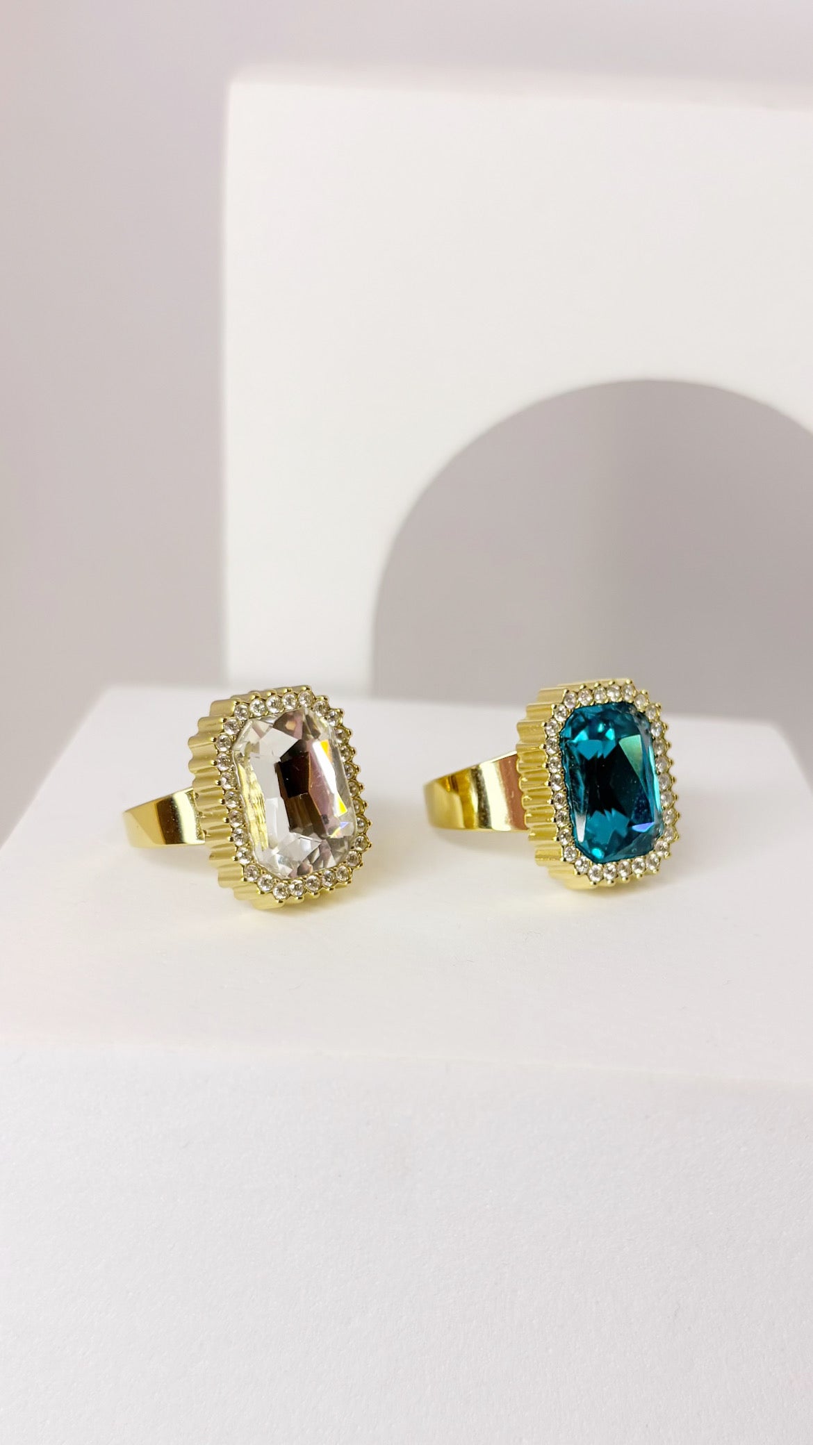 Bague Dentelle Bleu