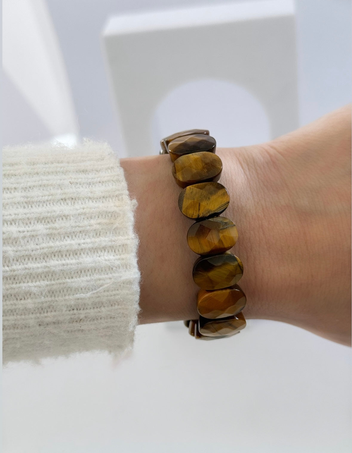 Bracelet Œil du tigre Facetté