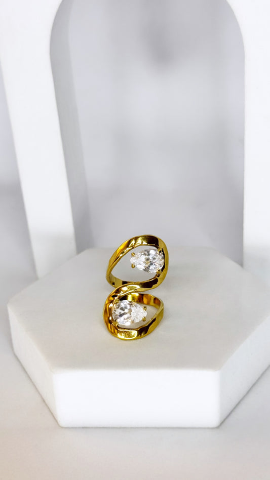 Bague Duo Crystal