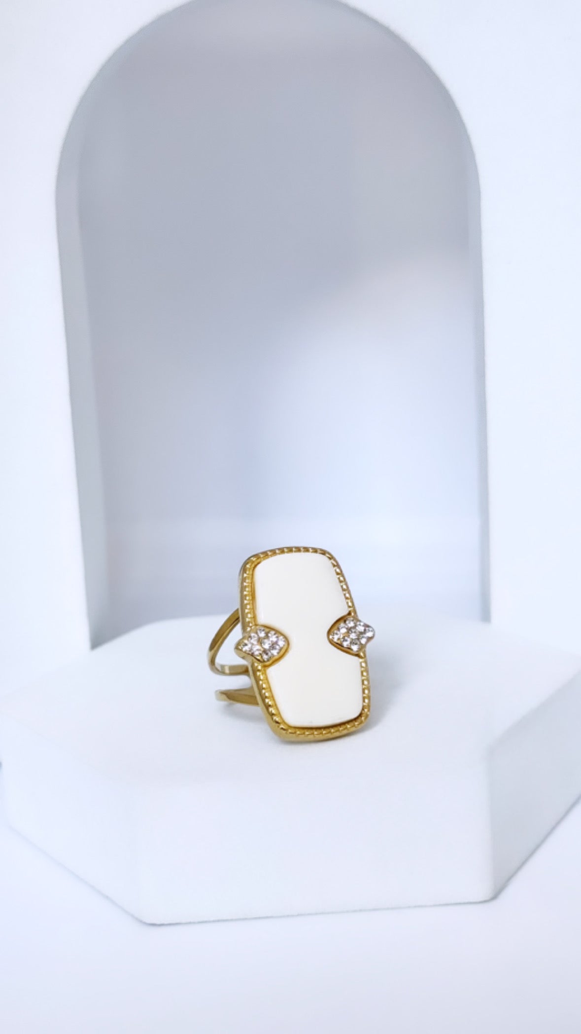 Bague Amaro Blanc