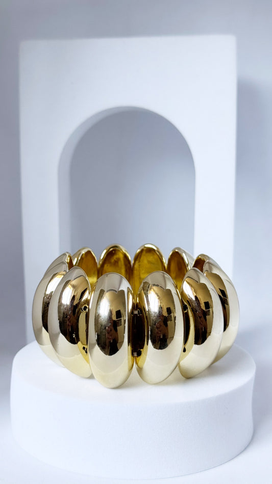 Bracelet résine doré