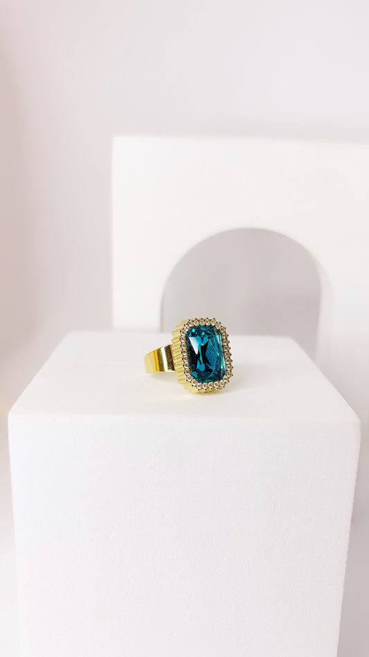 Bague Dentelle Bleu