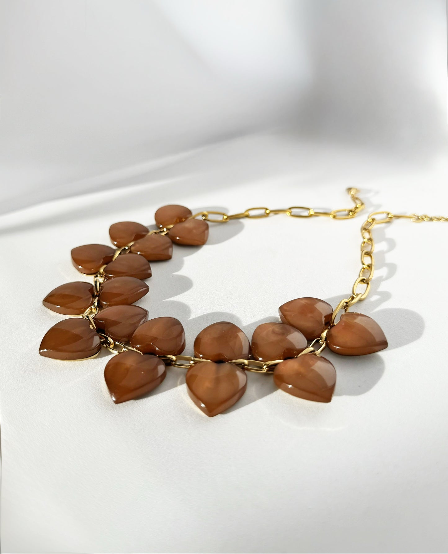 Collier ras de cou Ambre