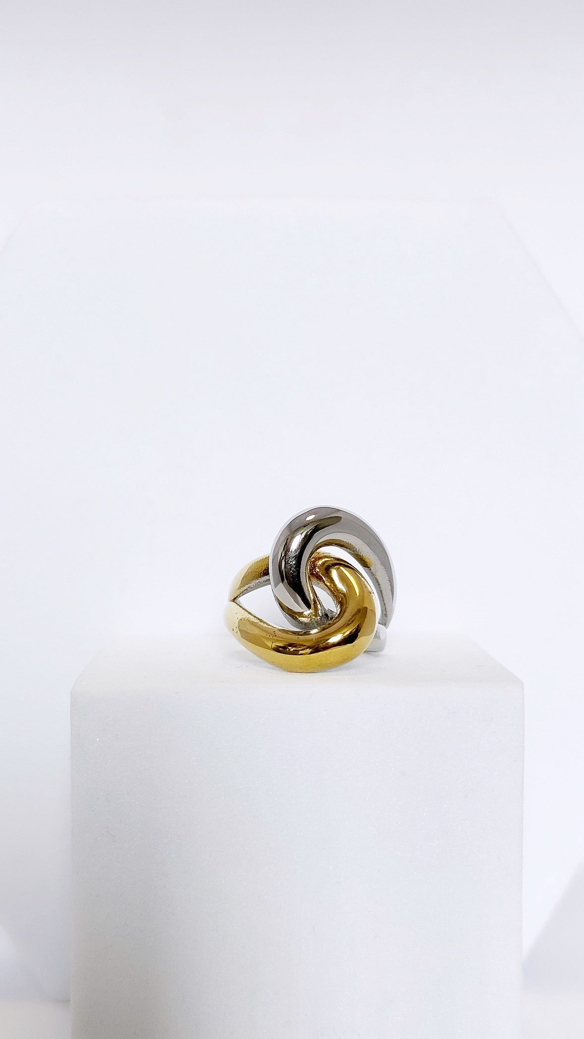 Bague Duo infinity