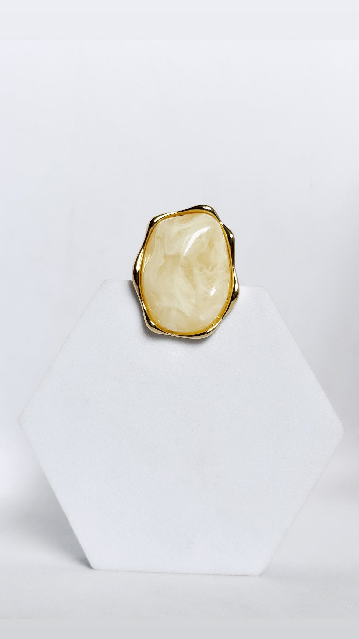 Bague Résine Gold