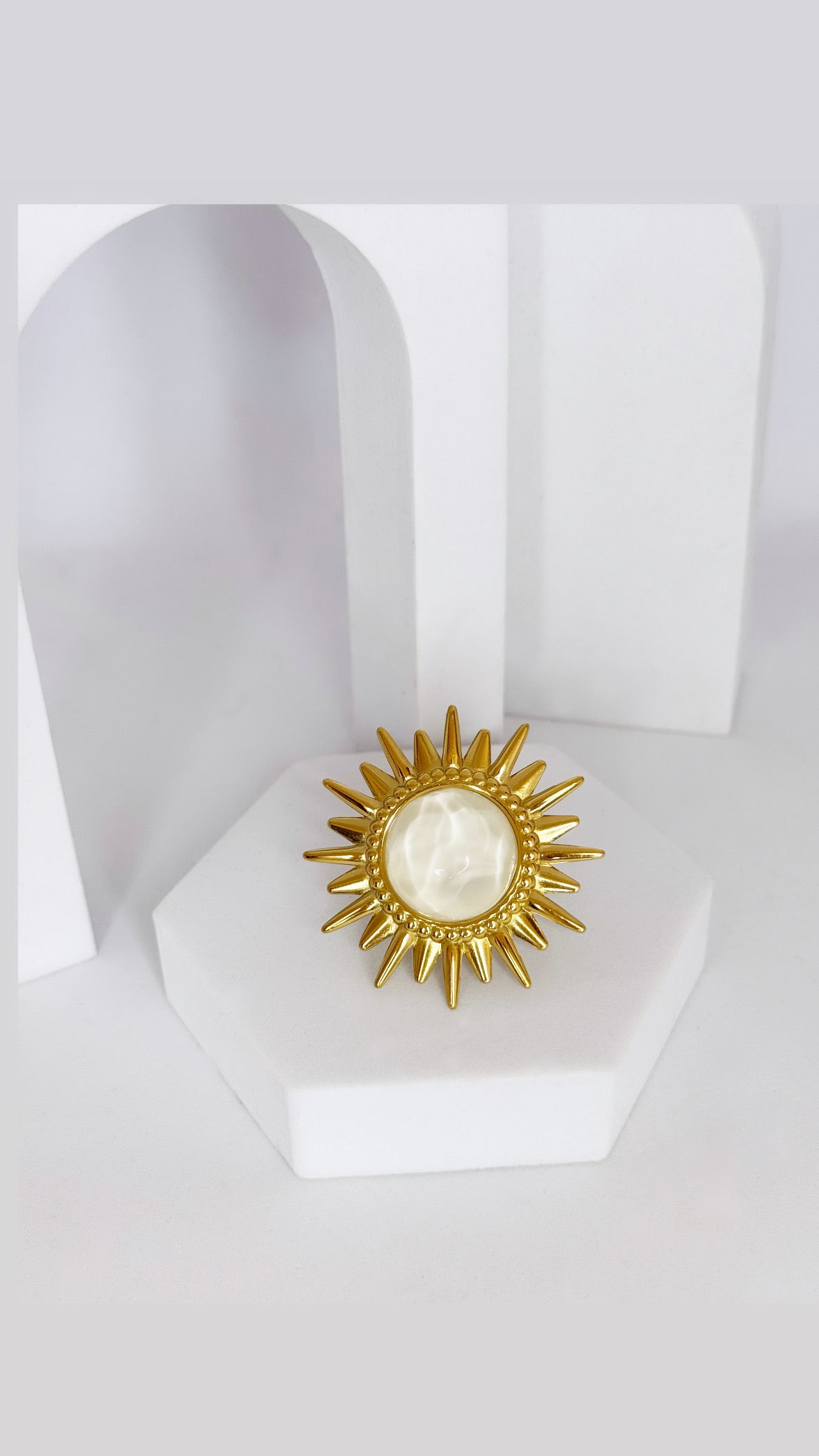 Bague Sunshine White