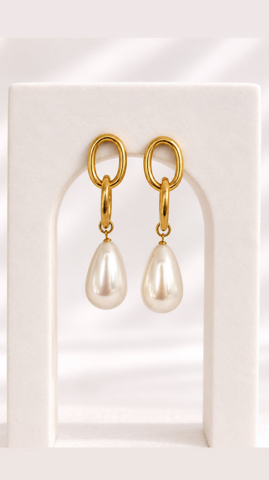 Boucles Perles tombantes