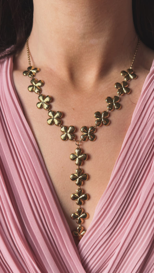 Collier Flowers Gold