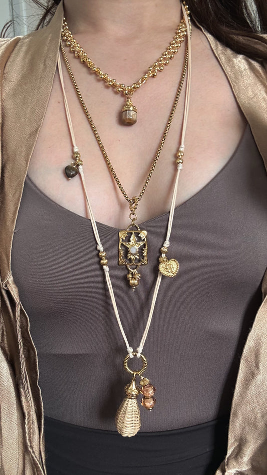 Sautoir Trois Rangs Anna