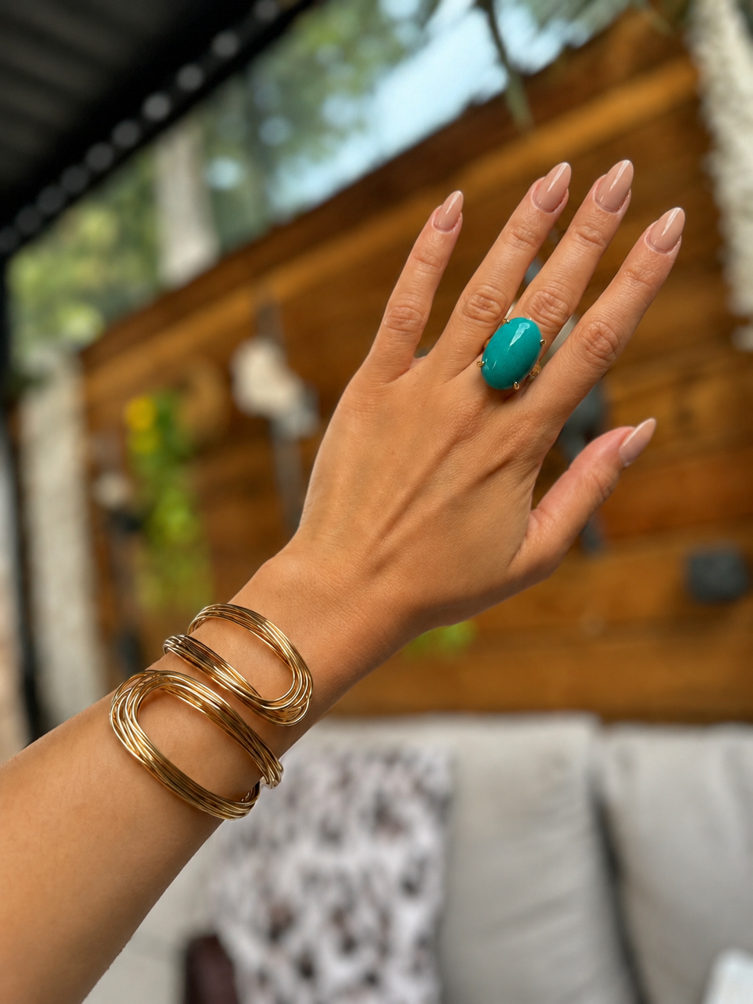 Bague Pamela Bleu
