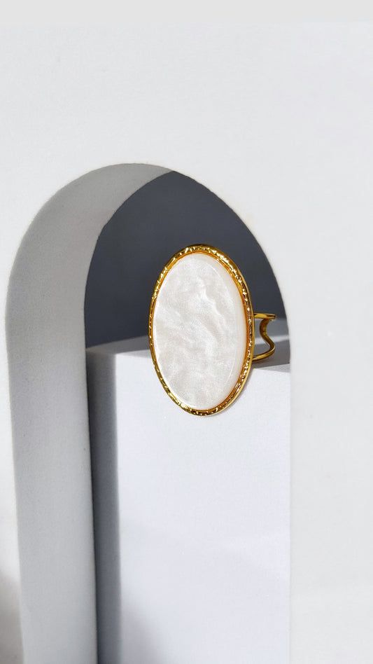 Bague Nacre pailletée