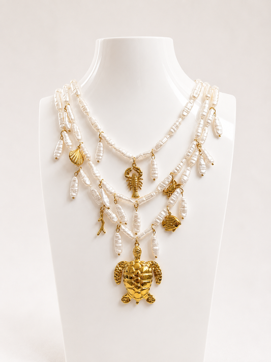 Collier Océan Perles