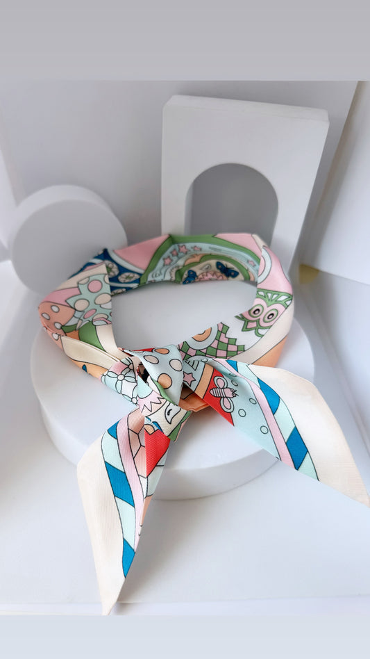 Foulard bande multi-usage clear