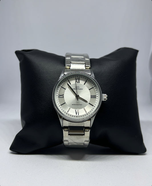 MONTRE MOMENTO SILVER BLANC