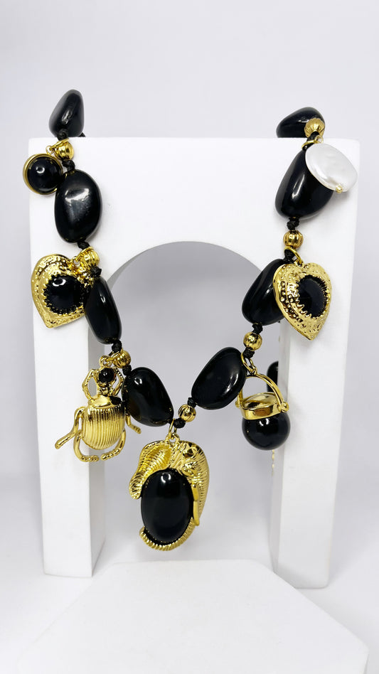Collier Scarabée D’or