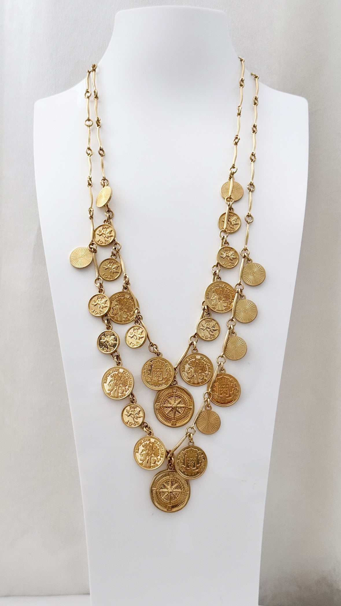 Collier double rangs Louis